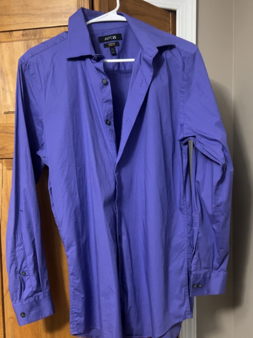 Apt. 9 Vibrant Purple Men’s Dress Shirt slim fit